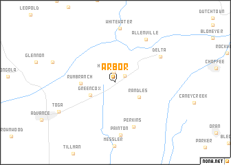 map of Arbor