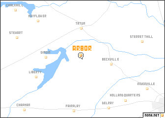 map of Arbor