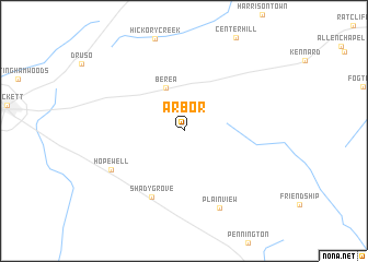 map of Arbor