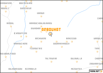 map of Arbouhat