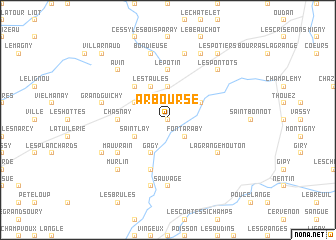 map of Arbourse