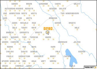 map of Ārbo