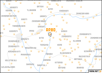 map of Arbo