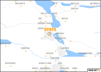 map of Arbrå