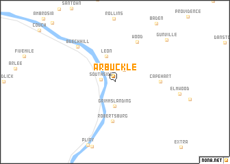 map of Arbuckle