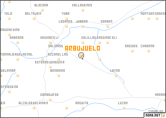 map of Arbujuelo