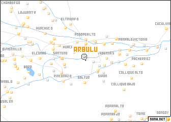 map of Arbulú