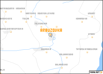 map of Arbuzovka