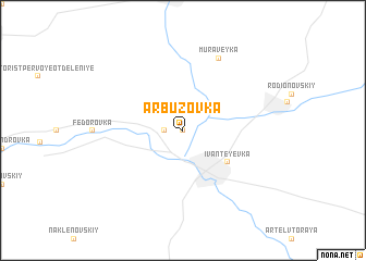 map of Arbuzovka