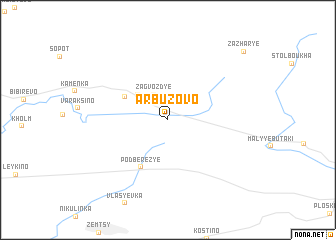 map of Arbuzovo