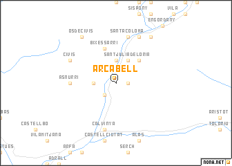 map of Arcabell