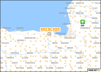 map of Arcachon