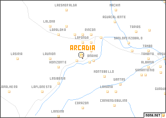 map of Arcadia