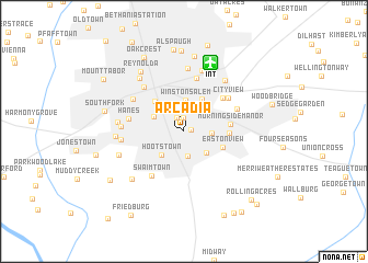 map of Arcadia