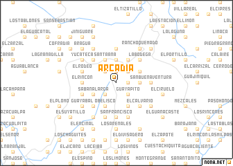 map of Arcadia