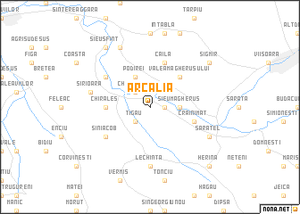 map of Arcalia