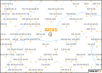 map of Arcas