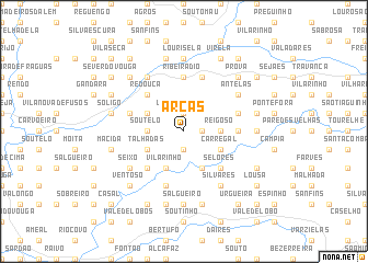 map of Arcas