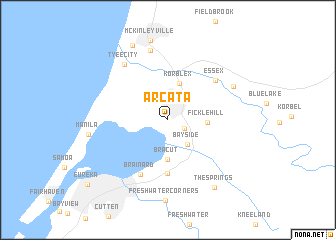 map of Arcata