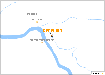 map of Arcelino