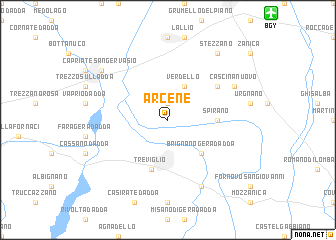 map of Arcene