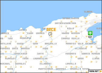 map of Arce