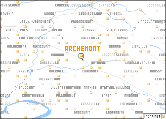 map of Archemont