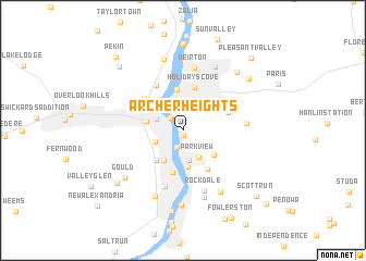 map of Archer Heights