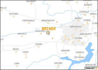 map of Archer