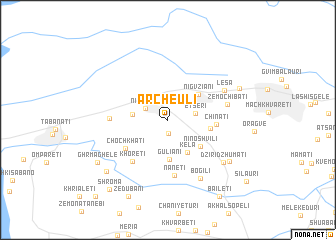 map of Archeuli