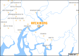 map of Archibong