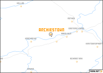 map of Archiestown