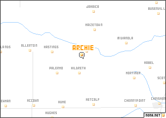 map of Archie