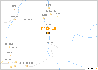 map of Archilo