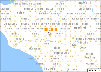 map of Archin