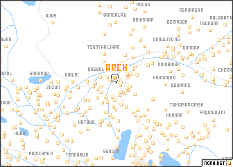 map of Ārch