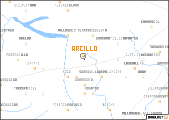 map of Arcillo