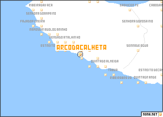 map of Arco da Calheta