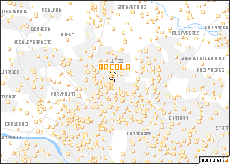 map of Arcola