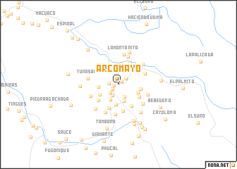 map of Arcomayo