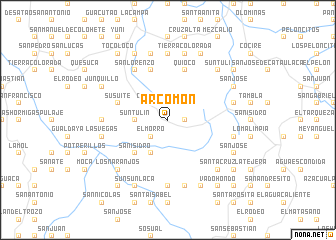 map of Arcomón