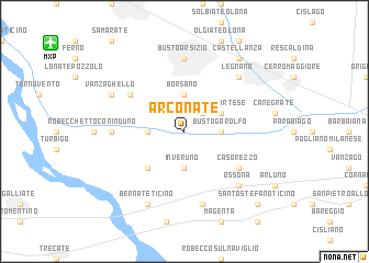 map of Arconate