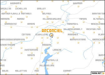 map of Arconciel