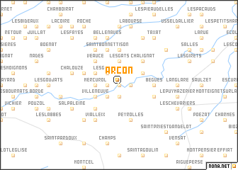 map of Arcon