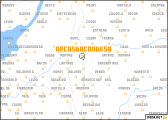 map of Arcos da Condesa