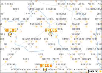 map of Arcos