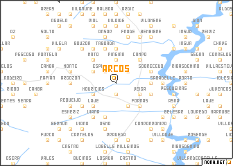 map of Arcos