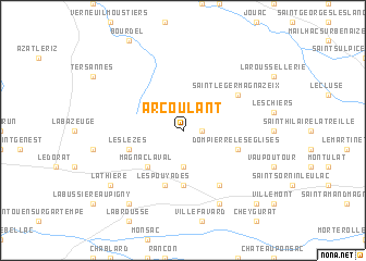 map of Arcoulant
