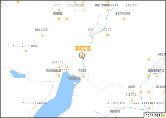 map of Arco