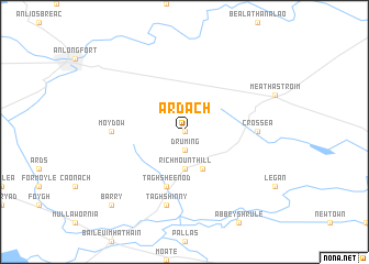 map of Ardach